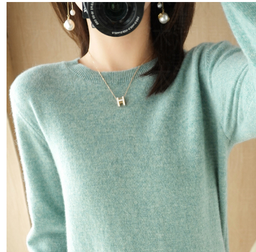 Rundhals Pullover für Damen im Modernen Stil