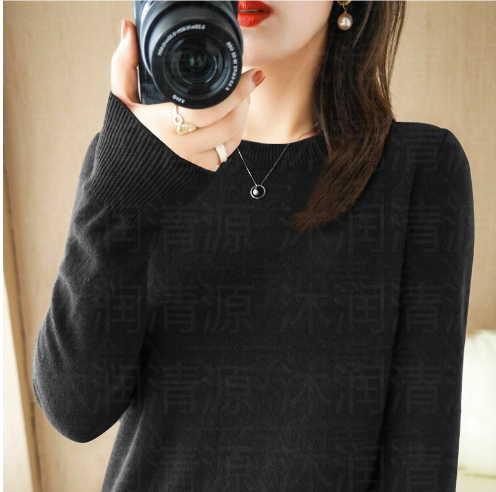 Rundhals Pullover für Damen im Modernen Stil