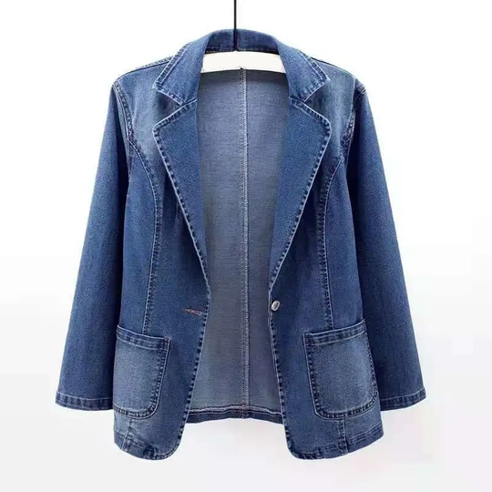 Berta | Klassischer Denim-Blazer für Damen