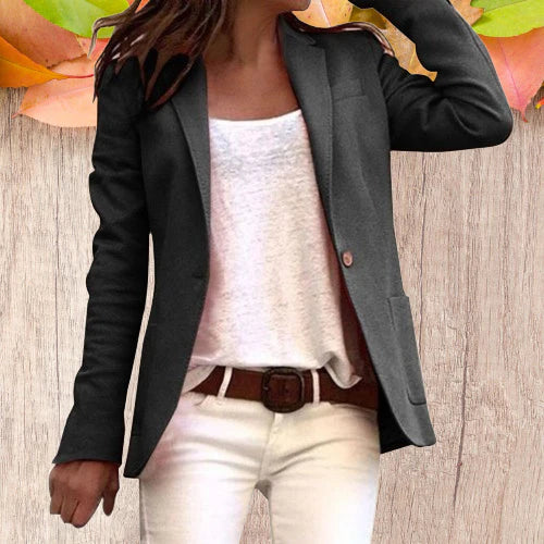 Schlanker Blazer mit Reverskragen für Damen