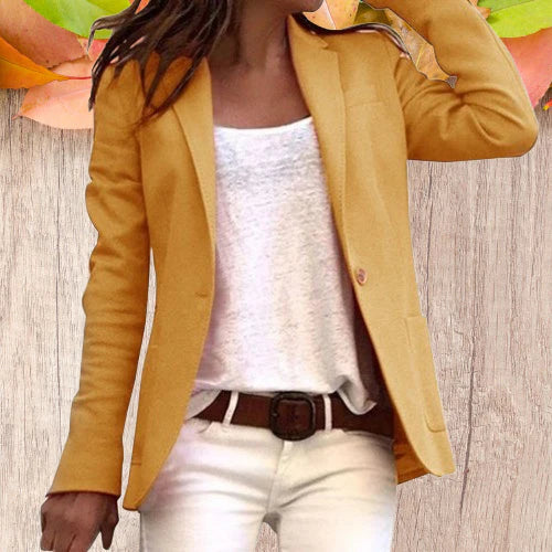 Schlanker Blazer mit Reverskragen für Damen