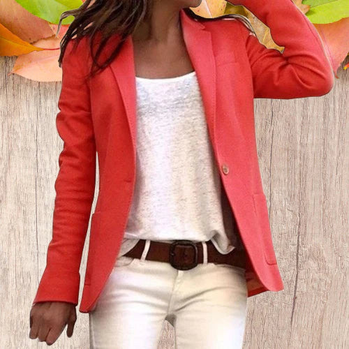 Schlanker Blazer mit Reverskragen für Damen
