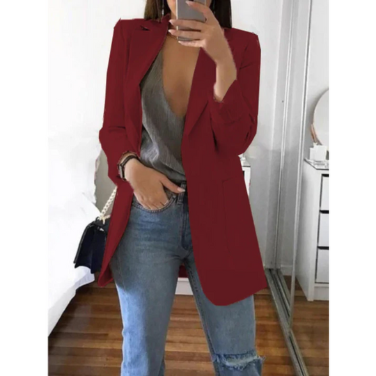 Slim-Fit Blazer aus hochwertigem Material für Herren