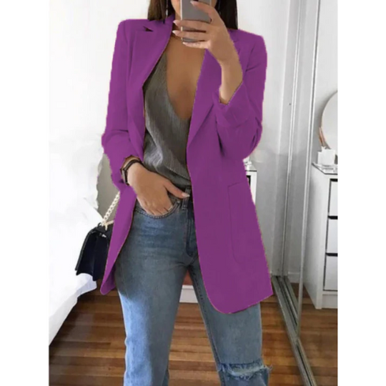 Slim-Fit Blazer aus hochwertigem Material für Herren