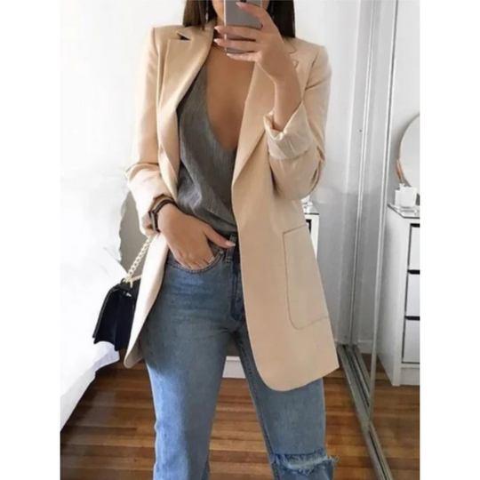 Slim-Fit Blazer aus hochwertigem Material für Herren