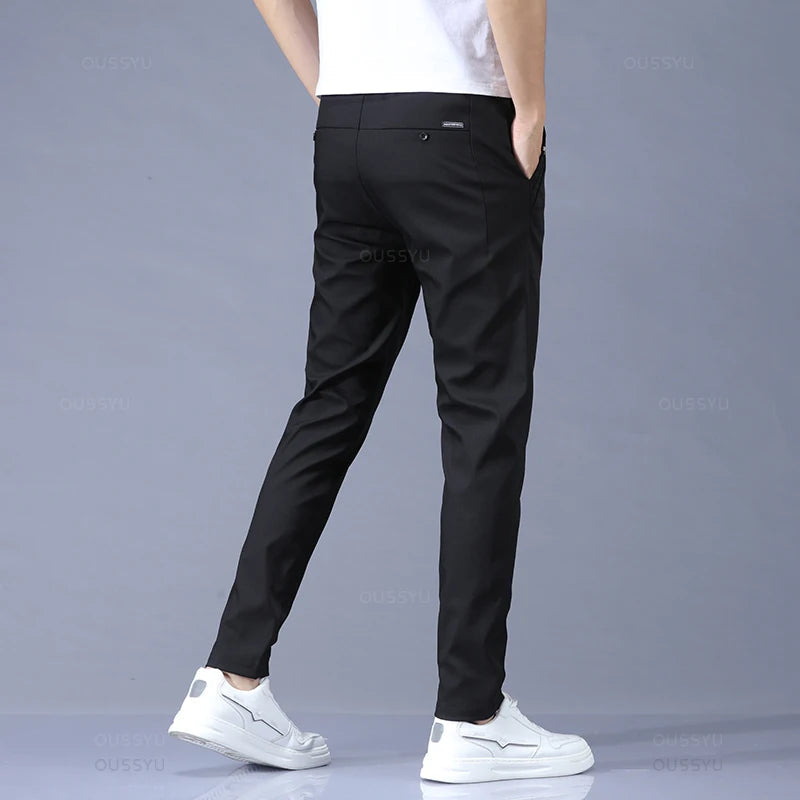 Slim Fit Hose mit elastischem Bund für Herren