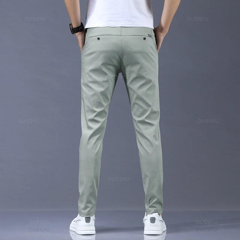 Slim Fit Hose mit elastischem Bund für Herren