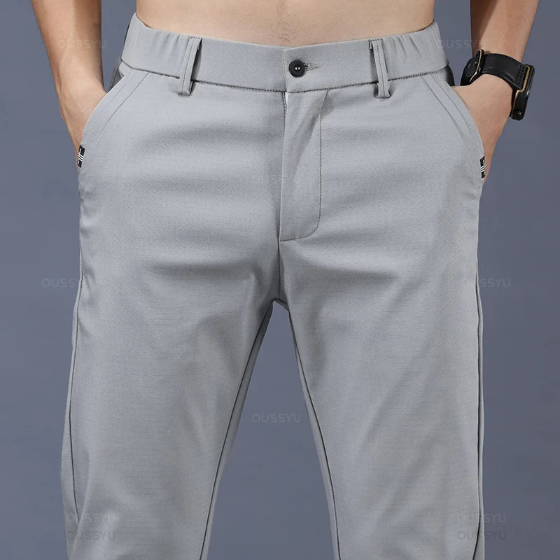 Slim Fit Hose mit elastischem Bund für Herren