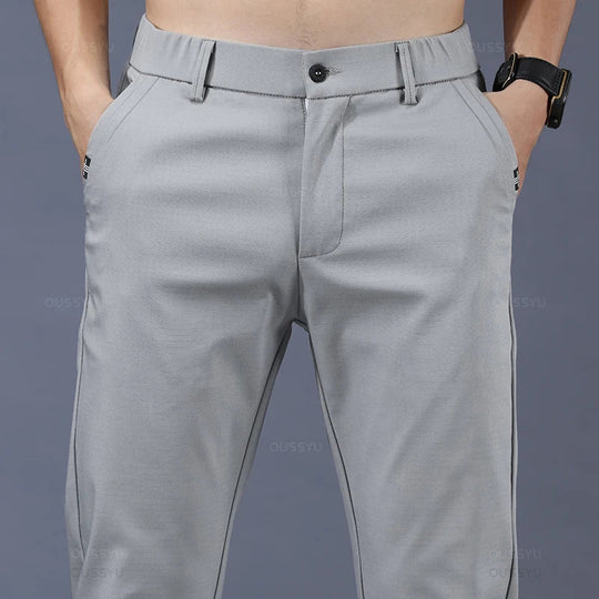 Slim Fit Hose mit elastischem Bund für Herren