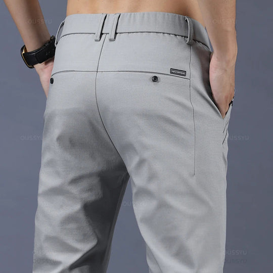 Slim Fit Hose mit elastischem Bund für Herren