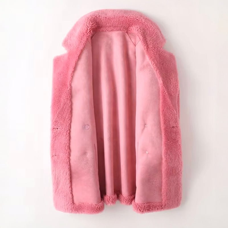 Sophie Oversized Mantel | Fellbesatz Damenmantel