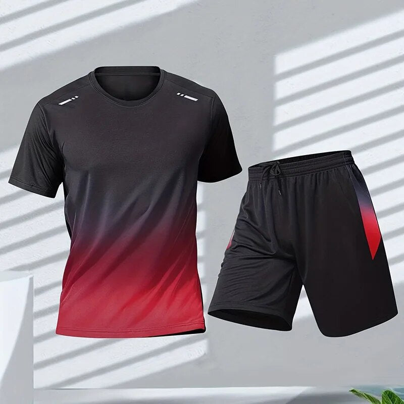 Sport Set Baumwolle mit shorts und Shirt für Herren