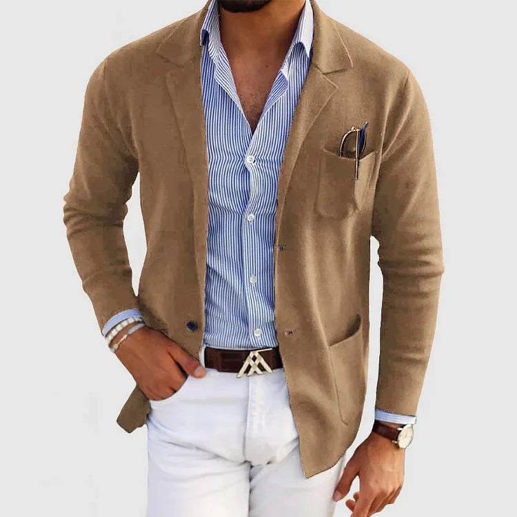 Strick Blazer für Herren Übergangszeit