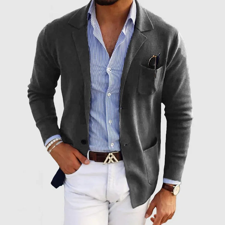 Strick Blazer für Herren Übergangszeit