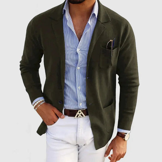 Strick Blazer für Herren Übergangszeit