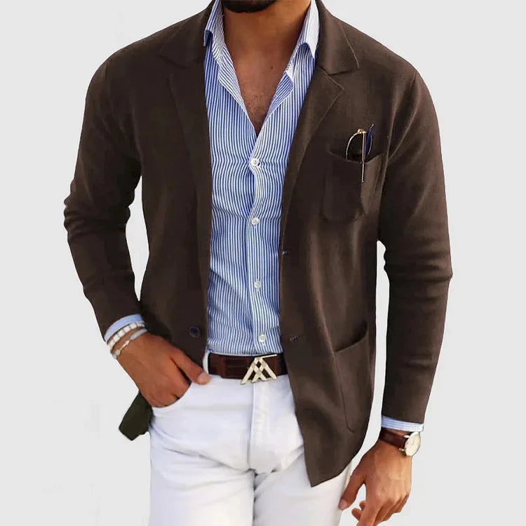 Strick Blazer für Herren Übergangszeit