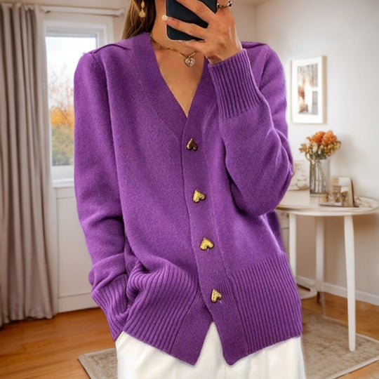 Strickjacke aus weicher Mischung für Damen