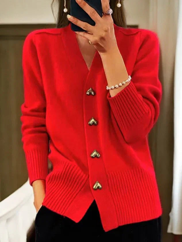 Strickjacke aus weicher Mischung für Damen