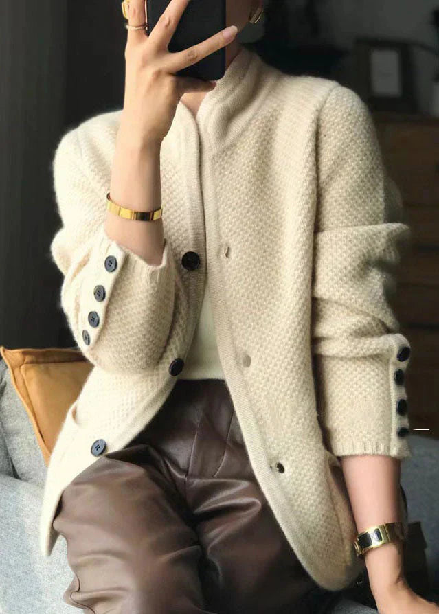 Strickjacke für Damen mit Knopfverschluss