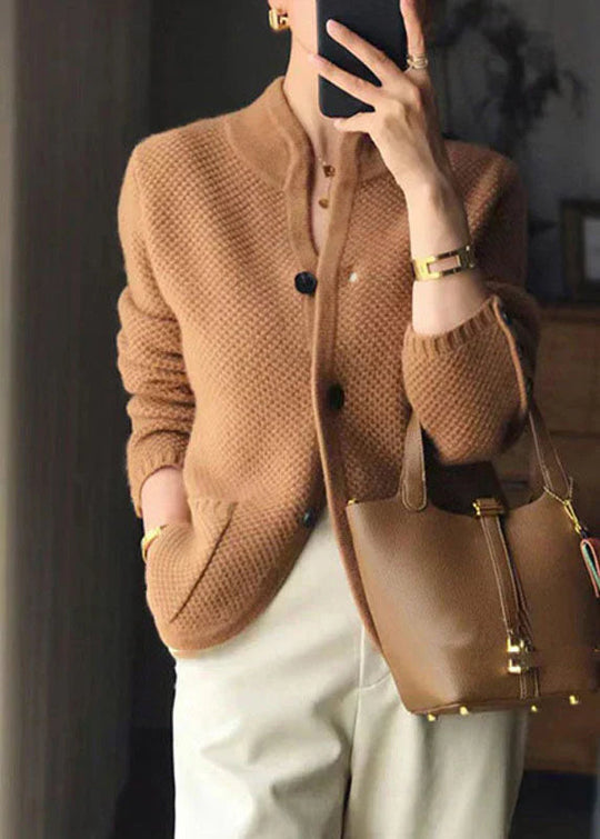 Strickjacke für Damen mit Knopfverschluss