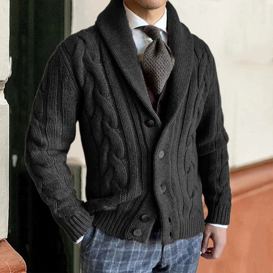 Strickjacke für Herren mit Knöpfen