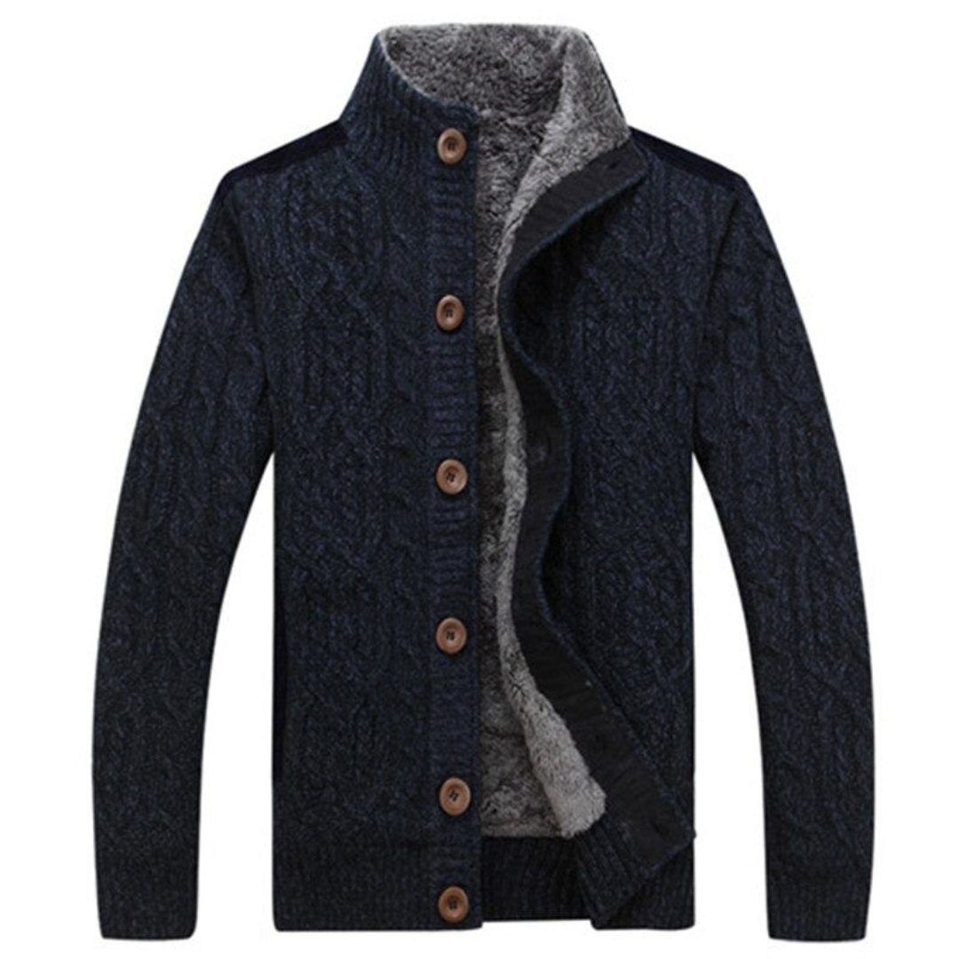 Strickjacke für Herren mit langen Ärmeln