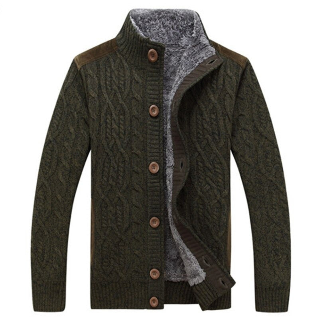 Strickjacke für Herren mit langen Ärmeln