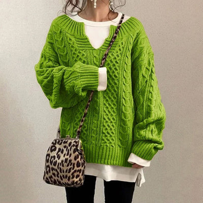 Strickpullover mit Kabelmuster für Männer