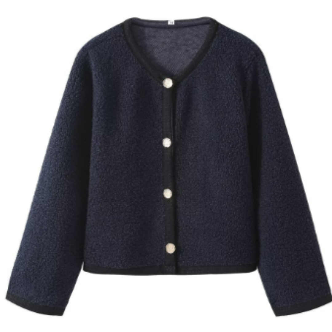 Teddy Strickjacke für Damen - Kuscheliger Cardigan für Frauen