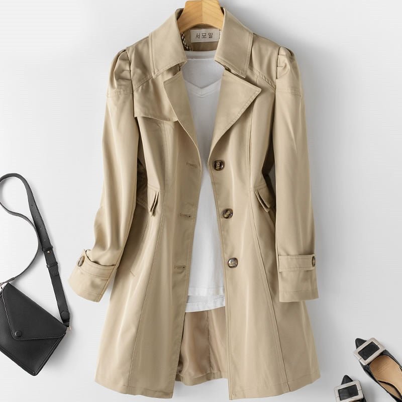 Trenchcoat für Damen aus hochwertigem Material