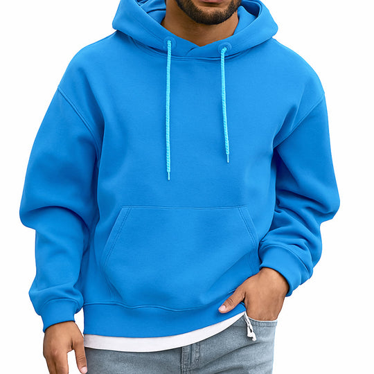 Überdimensionale Langarm Kapuzenpulli für Herren