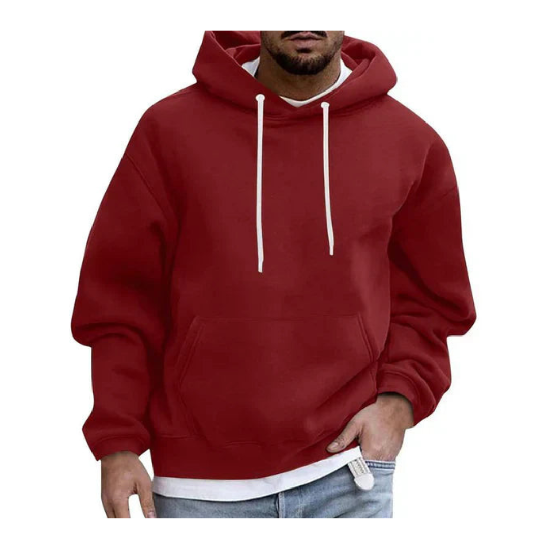 Überdimensionale Langarm Kapuzenpulli für Herren