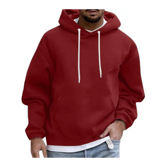 Überdimensionale Langarm Kapuzenpulli für Herren