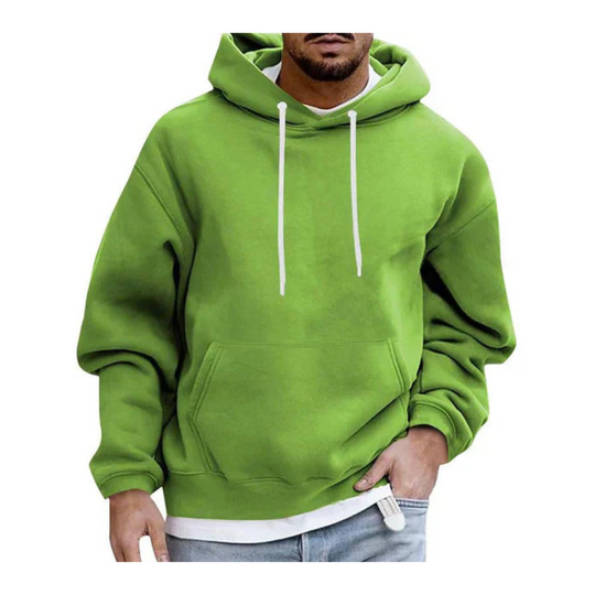 Überdimensionale Langarm Kapuzenpulli für Herren