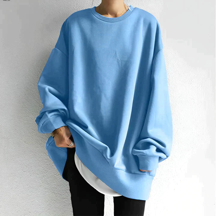 Übergrößen Damenpullover mit Modernem Design für Damen