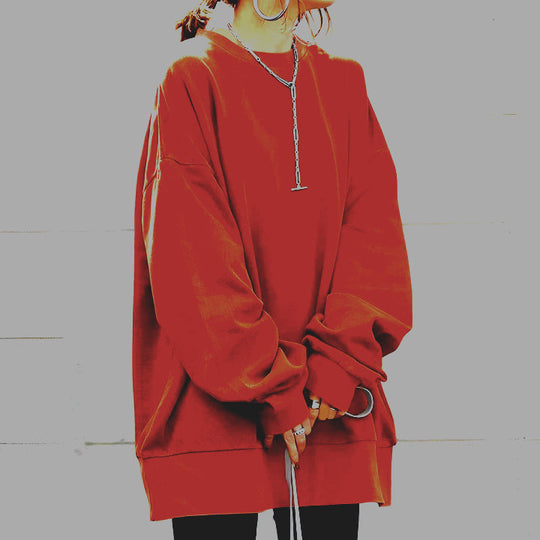 Übergroßer Damenpullover im Modernen Design für Lässige Eleganz und Komfort