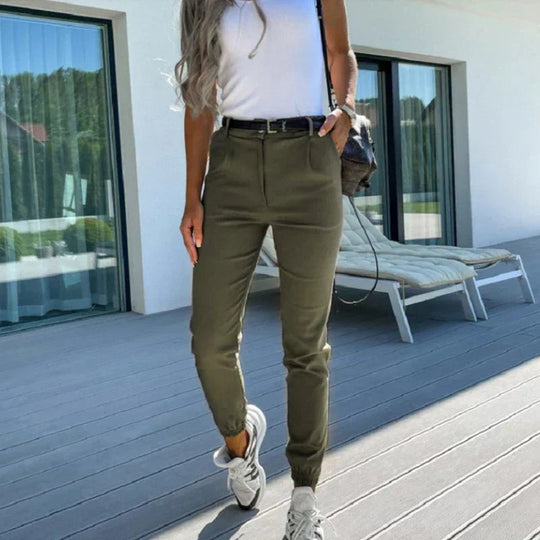 Vielseitige Damenhose aus hochwertigem Stretch Material für Damen