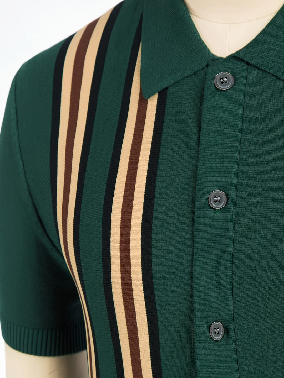 Vintage Polo Shirt Baumwollmix mit Slim Fit für Herren