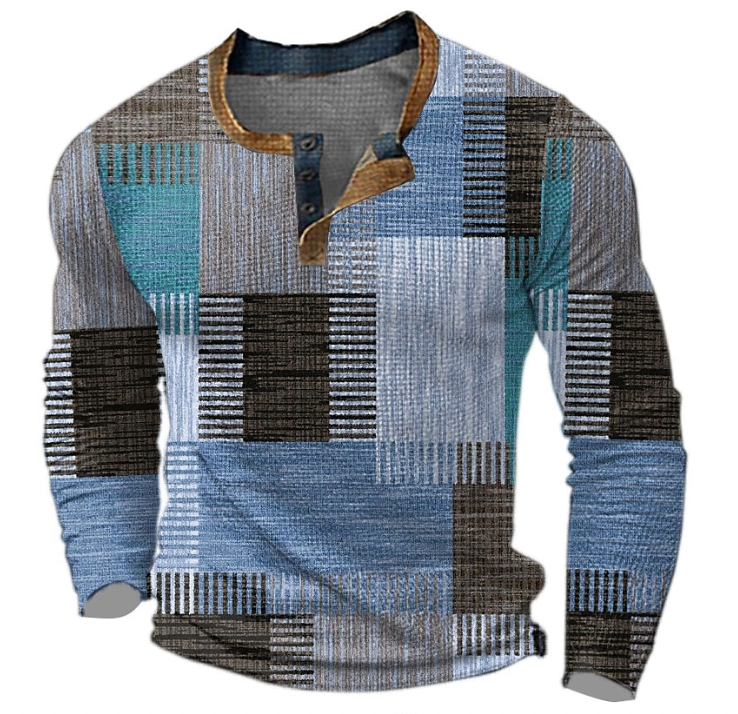 Waffelpullover für Herren