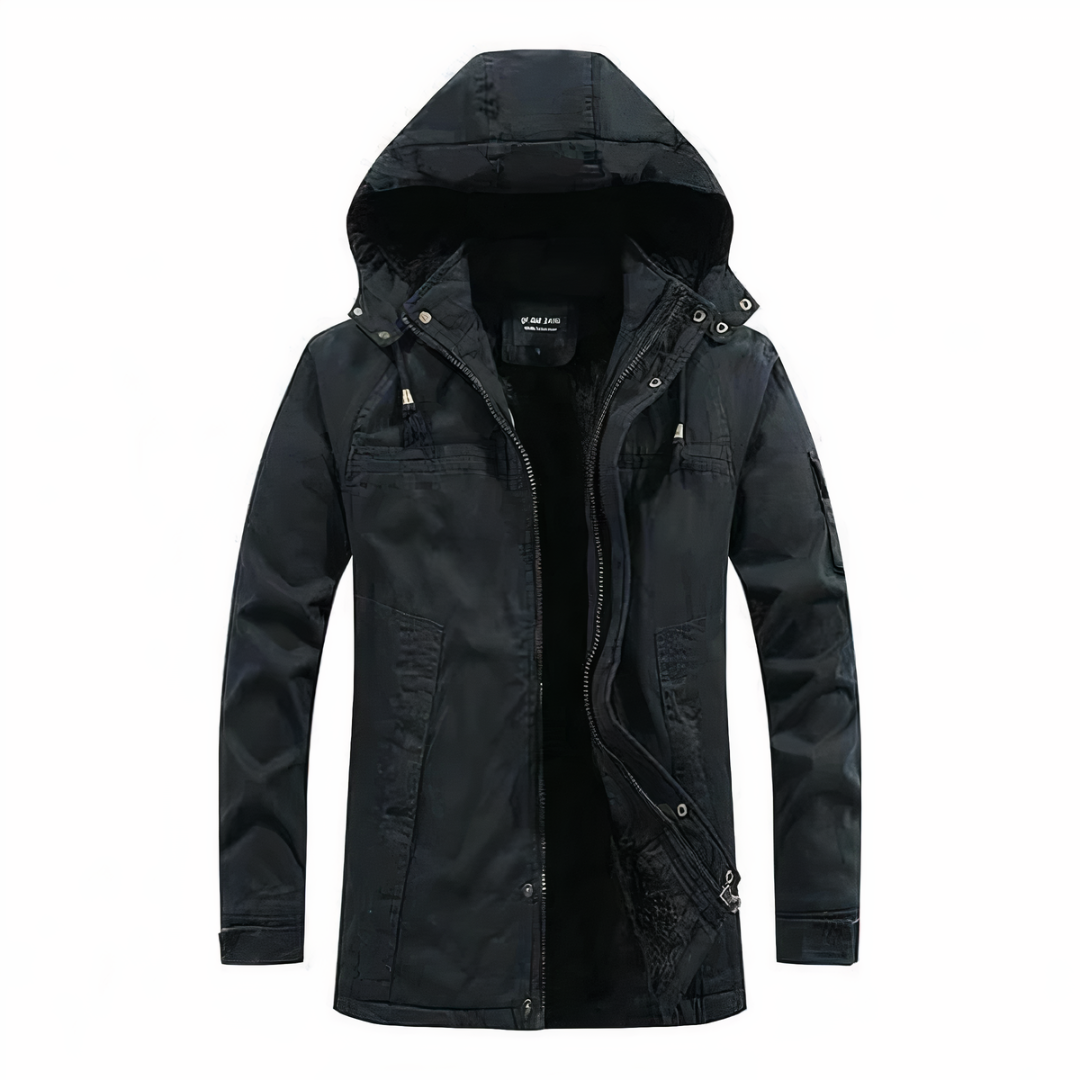Warme Herren Kapuzenjacke für den Winter