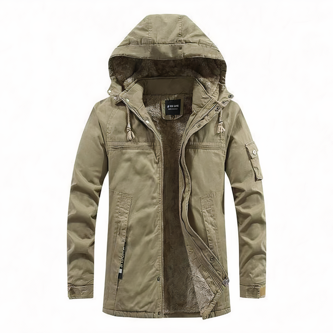 Warme Herren Kapuzenjacke für den Winter