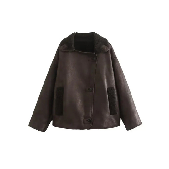 Warme Langarm Jacke für Damen aus hochwertigem Material