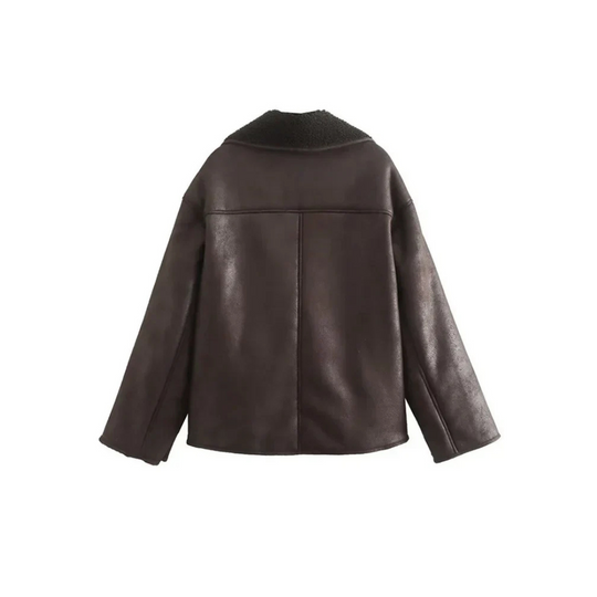 Warme Langarm Jacke für Damen aus hochwertigem Material