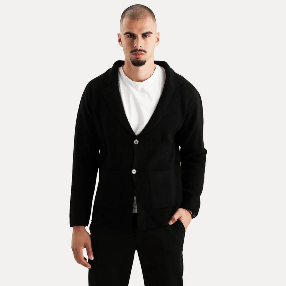 Warme Strickjacke für Herren mit langen Ärmeln