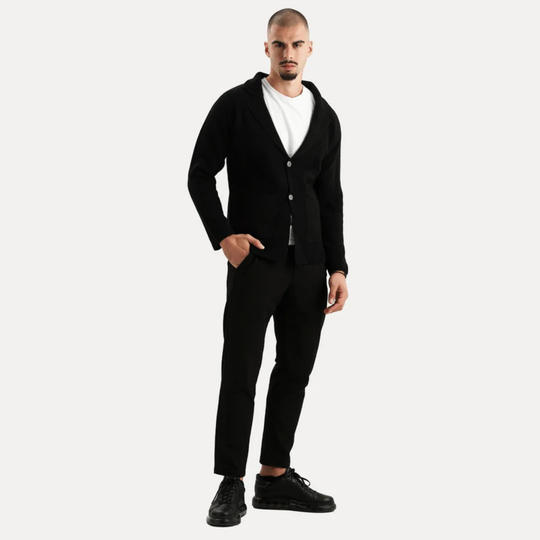 Warme Strickjacke für Herren mit langen Ärmeln