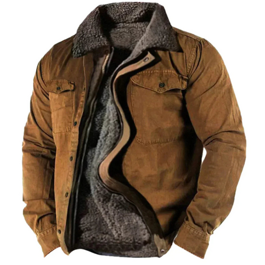 Warme Winterjacke für Herren aus isolierendem Material