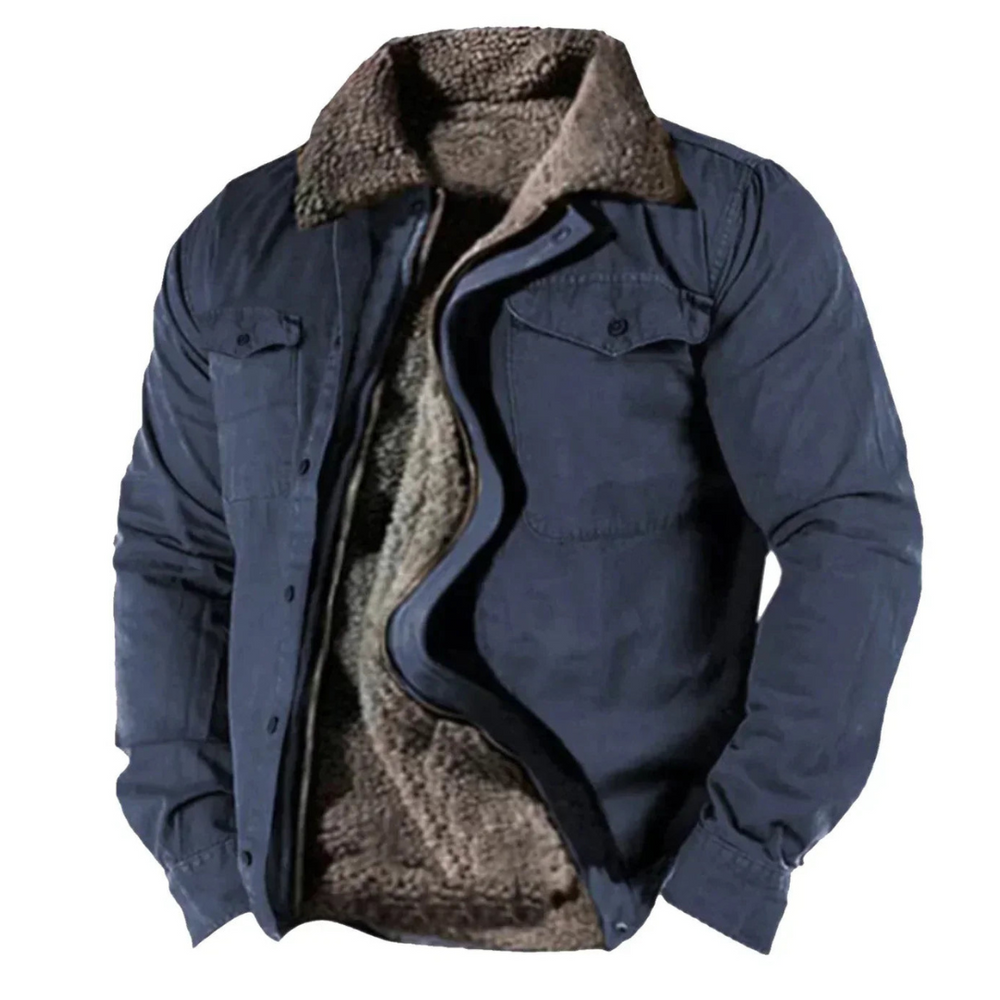 Warme Winterjacke für Herren aus isolierendem Material