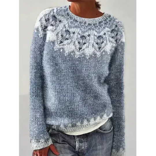 Warmer Langarm Pullover für Damen im Winter