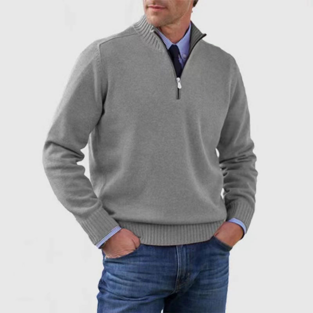 Warmer Langarm Pullover für Herren