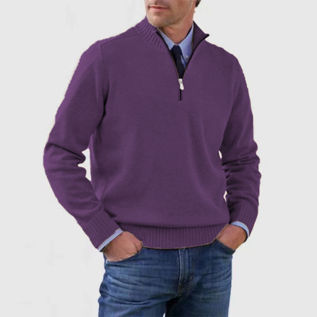 Warmer Langarm Pullover für Herren